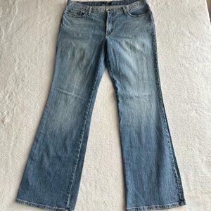 Karen Kane Denim Jeans Women’s 14 Wide Leg Studded Distressed